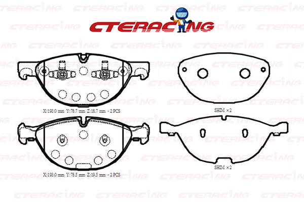 Brake Pad/BMW/X5 (E70)/X6 (E71, E72)/X6 (F16, F86)