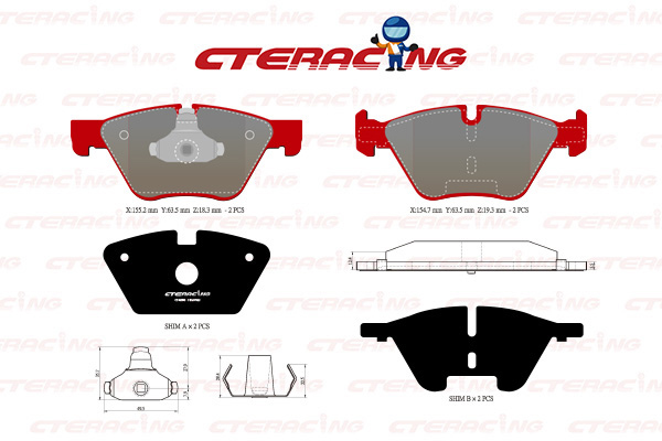 Brake Pad/BMW/BMW (BRILLIANCE)/5 (F10)/5 SERIES (F10, F18)/5 Touring (F11)