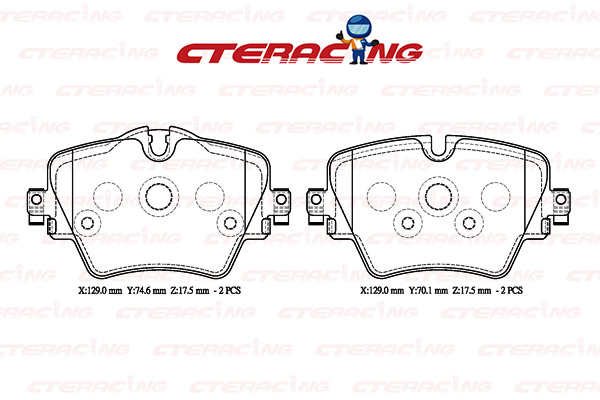 Brake Pad/BMW/1 (F40)/2 Active Tourer (F45)/2 Gran Coupe (F44)/2 Gran Tourer (F46)/3 (G20, G80, G28)/3 Touring (G21, G81)/5 (G30, F90)/5 Touring (G31)/X1 (F48)/X2 (F39)/X3 (G01, F97)/X3 Van (G01)/X4 (G02, F98)/Z4 Roadster (G29)