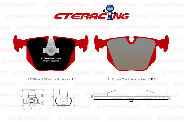 Brake Pad/BMW/X3 (E83)/X5 (E53)/Z4 Roadster (E85)