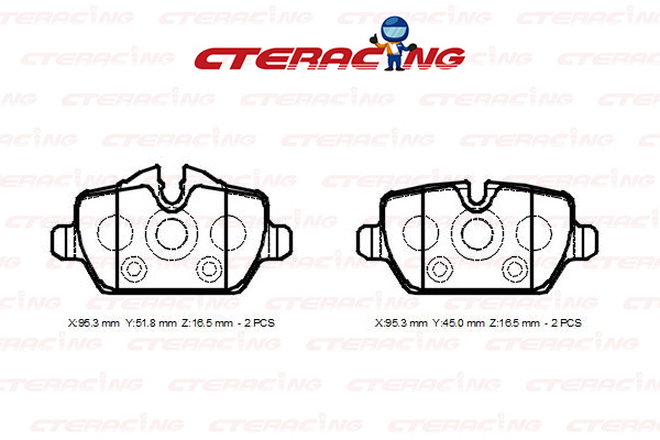 Brake Pad/BMW/1 (E81)/1 (E87)/3 (E90)