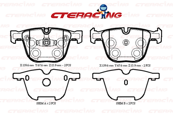Brake Pad/BMW/5 Gran Turismo (F07)/7 (F01, F02, F03, F04)