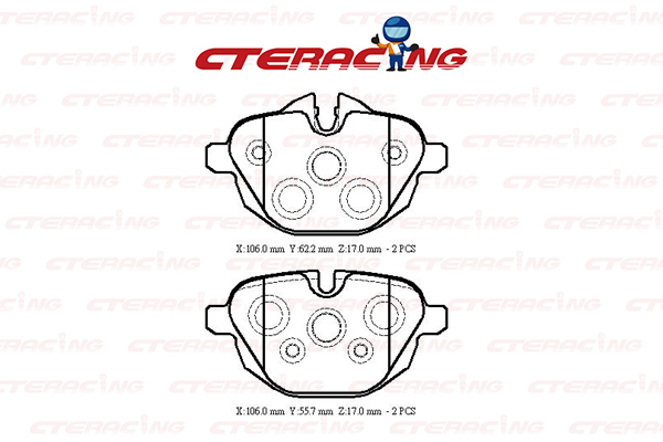 Brake Pad/BMW/BMW (BRILLIANCE)/5 (F10)/5 (G30, F90)/5 SERIES (F10, F18)/5 SERIES (G38)/5 Touring (F11)/5 Touring (G31)/6 Gran Turismo (G32)/7 (G11, G12)/i8 (I12)/i8 Roadster (I15)/X3 (F25)/X3 (G01, F97)/X3 Van (G01)/X4 (F26)/X4 (G02, F98)/X5 (G05, F95)/X6