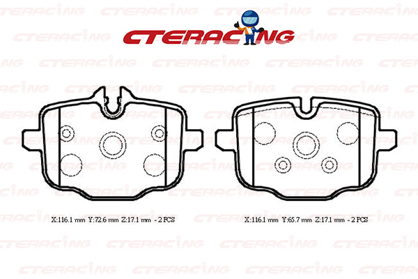 Brake Pad/BMW/5 (F10)/5 (G30, F90)/5 Touring (G31)/6 Convertible (F12)/6 Coupe (F13)/6 Gran Coupe (F06)/7 (G11, G12)/X3 (G01, F97)/X3 Van (G01)/X4 (G02, F98)/X5 (G05, F95)