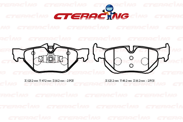 Brake Pad/BMW/1 (E81)/1 (E87)/1 Convertible (E88)/1 Coupe (E82)/3 (E90)/3 Touring (E91)/X1 (E84)