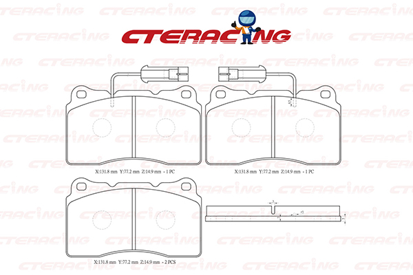 Brake Pad/VOLVO/V70 II (285)