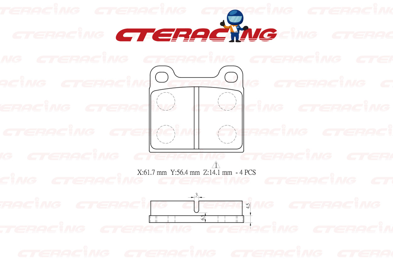 Brake Pad/VOLVO/C70 I Convertible (873)/C70 I Coupe (872)/S70 (874)/V70 I (875, 876)