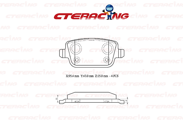 Brake Pad/VOLVO/S80 II (124)/V70 III (135)/XC70 II (136)