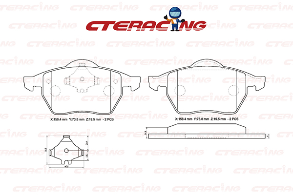 Brake Pad/AUDI/TT (8N3)/TT Roadster (8N9)
