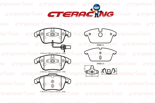 Brake Pad/AUDI/AUDI (FAW)/A4 Allroad B8 (8KH)/A4 B8 (8K2)/A4 B8 Avant (8K5)/A4L B8 (828)/A5 (8T3)/A5 Convertible (8F7)/A5 Sportback (8TA)