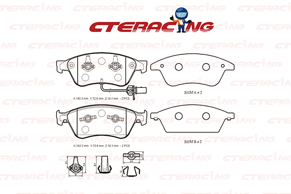 Brake Pad/AUDI/A6 C6 (4F2)/A8 D3 (4E2, 4E8) | A8L