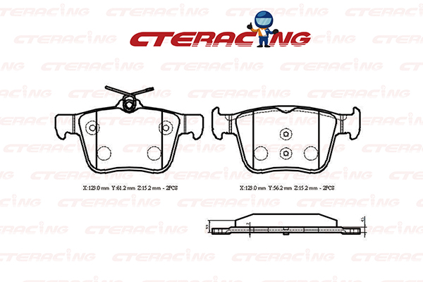 Brake Pad/AUDI/A4 Allroad B9 (8WH, 8WJ)/A4 B9 (8W2, 8WC)/A4 B9 Avant (8W5, 8WD)/A5 (F53, F5P)/A5 Convertible (F57, F5E)/A5 Sportback (F5A, F5F)/A6 C8 (4A2)/A6 C8 Avant (4A5)/A7 Sportback (4KA)/Q5 (FYB, FYG)