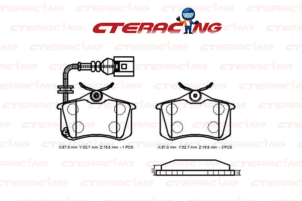 Brake Pad/AUDI/A2 (8Z0)