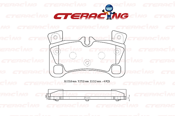 Brake Pad/AUDI/Q7 (4LB)