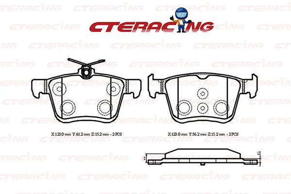 Brake Pad/AUDI/A3 (8V1, 8VK)/A3 Convertible (8V7, 8VE)/A3 Limousine (8VS, 8VM)/A3 Sportback (8VA, 8VF)/Q2 (GAB, GAG)/TT (FV3, FVP)/TT Roadster (FV9, FVR)