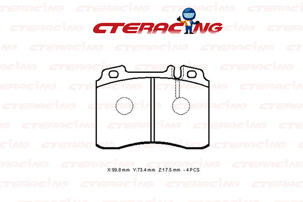 Brake Pad/MERCEDES-BENZ/E-CLASS (W124)/E-CLASS (W210)/E-CLASS Convertible (A124)/E-CLASS Platform/Chassis (VF210)/E-CLASS T-Model (S210)