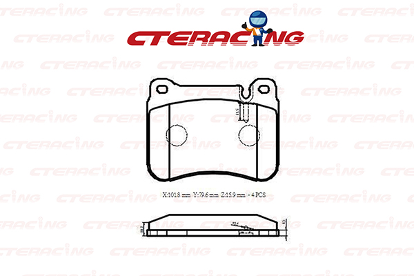 Brake Pad/MERCEDES-BENZ/SLK (R171)