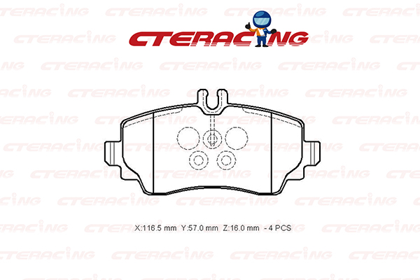 Brake Pad/MERCEDES-BENZ/A-CLASS (W168)