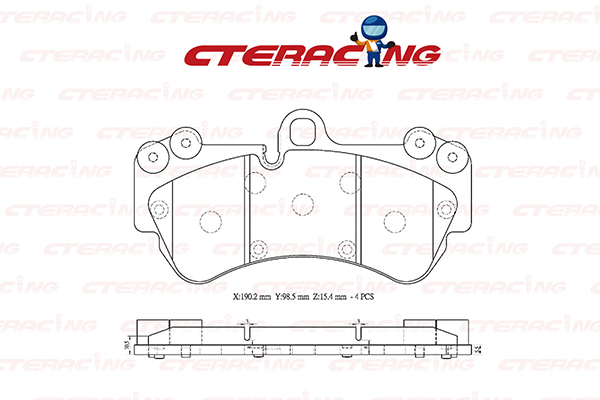 Brake Pad/MERCEDES-BENZ/G-CLASS (W463)