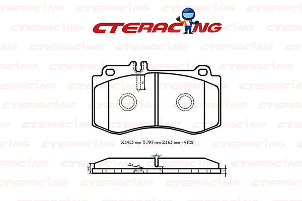 Brake Pad/MERCEDES-BENZ/CLS (C218)/CLS Shooting Brake (X218)/E-CLASS (W212)/E-CLASS T-Model (S212)