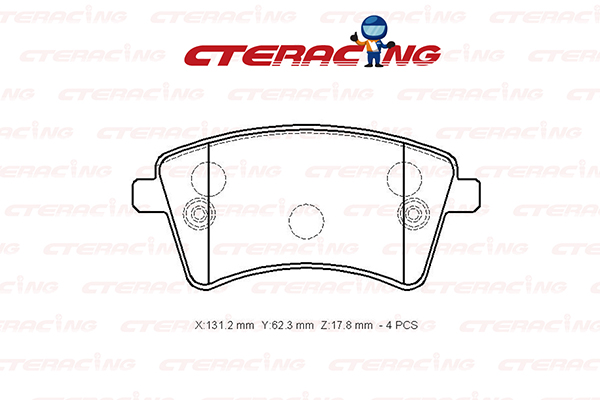 Brake Pad/MERCEDES-BENZ/CITAN Box Body/MPV (W415)/CITAN MPV (W415)