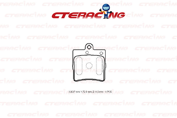 Brake Pad/MERCEDES-BENZ/C-CLASS (W202)/C-CLASS (W203)/C-CLASS Coupe (CL203)/C-CLASS T-Model (S202)/CLC-CLASS (CL203)/CLK (C208)/CLK (C209)/CLK Convertible (A208)/E-CLASS (W210)/E-CLASS Convertible (A124)/E-CLASS T-Model (S124)/SLK (R170)