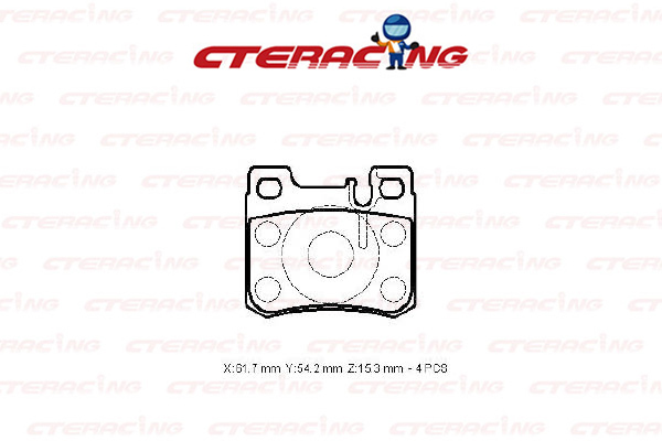 Brake Pad/MERCEDES-BENZ/E-CLASS (W124)