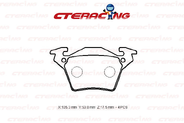 Brake Pad/MERCEDES-BENZ/V-CLASS (638/2)/VITO Bus (W638)/VITO Van (W638)