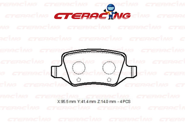 Brake Pad/MERCEDES-BENZ/A-CLASS (W168)/A-CLASS (W169)/B-CLASS Sports Tourer (W245)