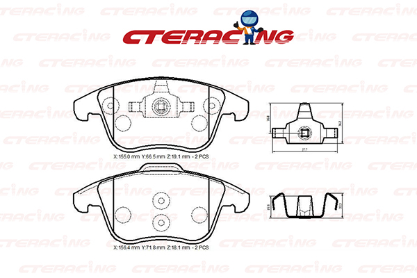 Brake Pad/LAND ROVER/FREELANDER 2 (L359)