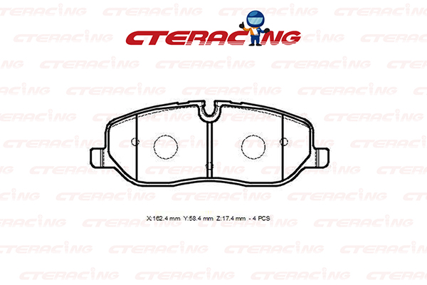 Brake Pad/LAND ROVER/DISCOVERY III (L319)/DISCOVERY III VAN (L319)/RANGE ROVER III (L322)/RANGE ROVER SPORT I (L320)