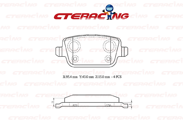 Brake Pad/LAND ROVER/FREELANDER 2 (L359)