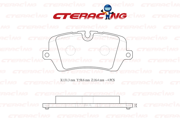 Brake Pad/LAND ROVER/DISCOVERY V (L462)/RANGE ROVER IV (L405)/RANGE ROVER SPORT II (L494)