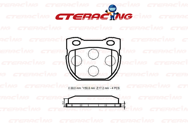 Brake Pad/LAND ROVER/DEFENDER Cabrio (L316)/DEFENDER Pick Up (L316)/DEFENDER Platform/Chassis (L316)/DEFENDER Station Wagon (L316)