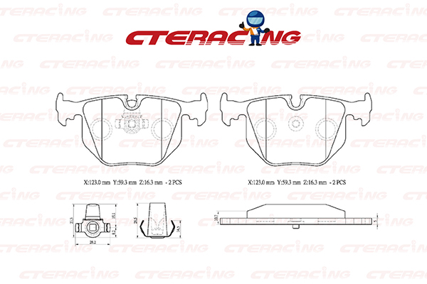 Brake Pad/LAND ROVER/RANGE ROVER III (L322)