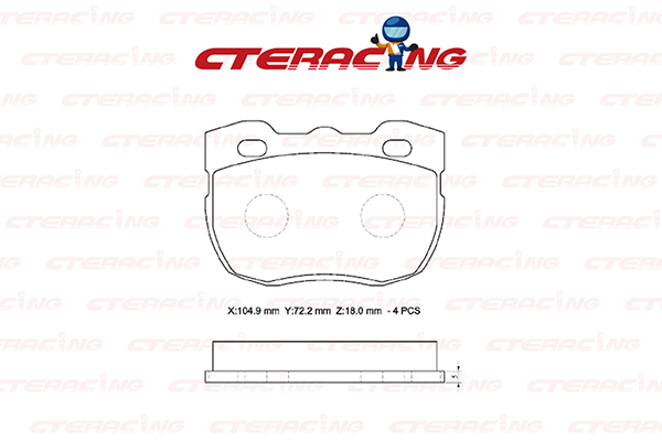 Brake Pad/LAND ROVER/DEFENDER Cabrio (L316)/DEFENDER Pick Up (L316)/DEFENDER Platform/Chassis (L316)/DEFENDER Station Wagon (L316)