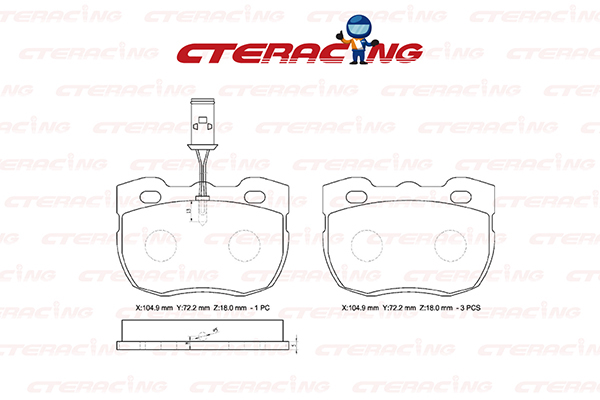 Brake Pad/LAND ROVER/DISCOVERY I (LJ)/RANGE ROVER I
