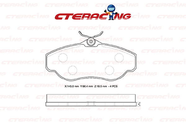 Brake Pad/LAND ROVER/DISCOVERY II (L318)/RANGE ROVER II (P38A)