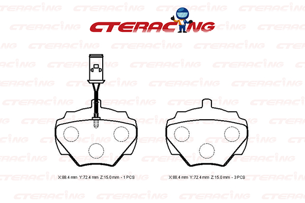 Brake Pad/LAND ROVER/DISCOVERY I (LJ)/RANGE ROVER I