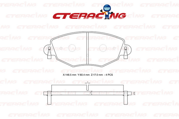 Brake Pad/JAGUAR/X-TYPE I (X400)/X-TYPE I Estate (X400)