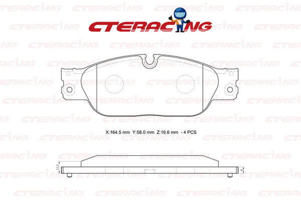 Brake Pad/JAGUAR/XJ (X350, X358)