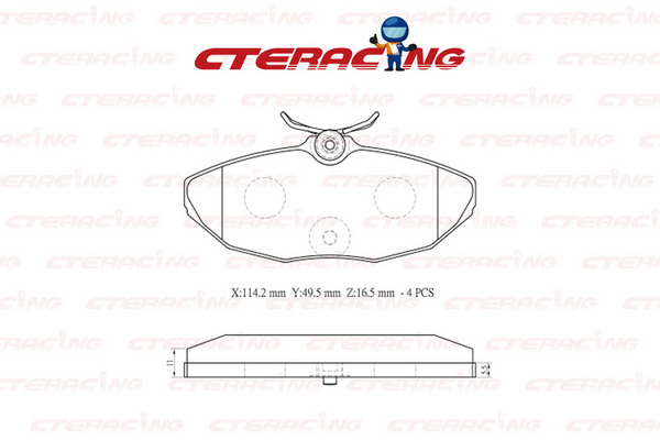 Brake Pad/JAGUAR/S-TYPE II (X200)/XJ (X350, X358)