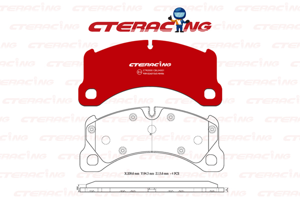 Brake Pad/PORSCHE/CAYENNE (92A)