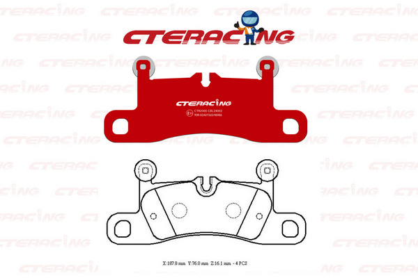 Brake Pad/PORSCHE/VOLKSWAGEN/CAYENNE (92A)/TOUAREG (7P5, 7P6)