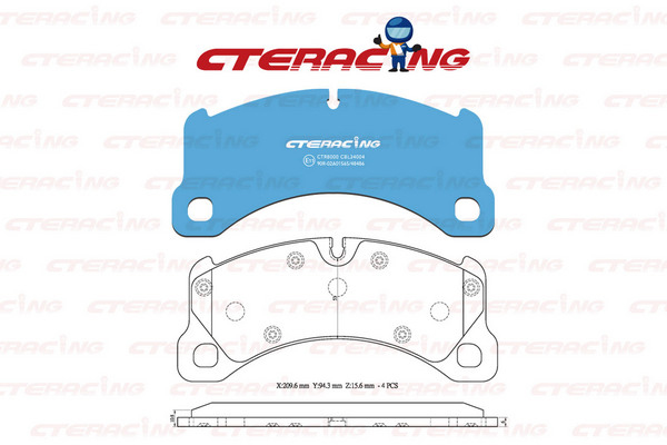 Brake Pad/PORSCHE/CAYENNE (92A)