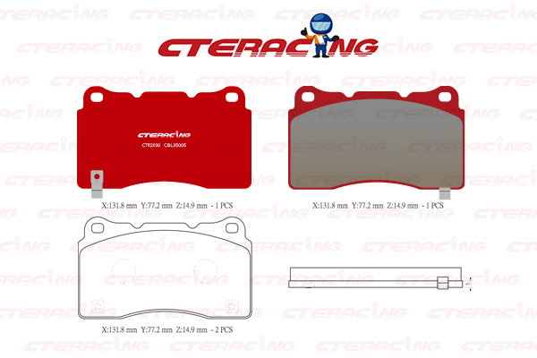 Brake Pad/TESLA/MODEL S (5YJS)/MODEL X (5YJX)