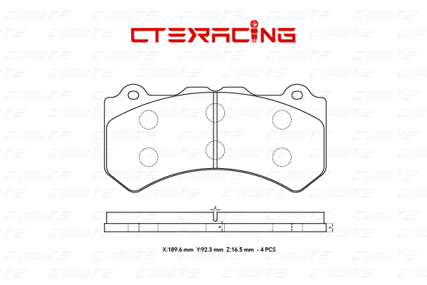 Brake Pad//AUDI/BREMBO/CHEVROLET/DODGE/MERCEDES-BENZ/NISSAN/A6 C6 (4F2)/C-CLASS (W204)/CALIPER FAMILY-M GT(D48) / PADS NO.XA5.71.M2/XA5.71.M4/CALIPER FAMILY-M GTR(D48) / PADS NO.XA5.71.M2/XA5.71.M4/CHALLENGER Coupe/CLK (C209)/CLK Convertible (A209)/CORVET