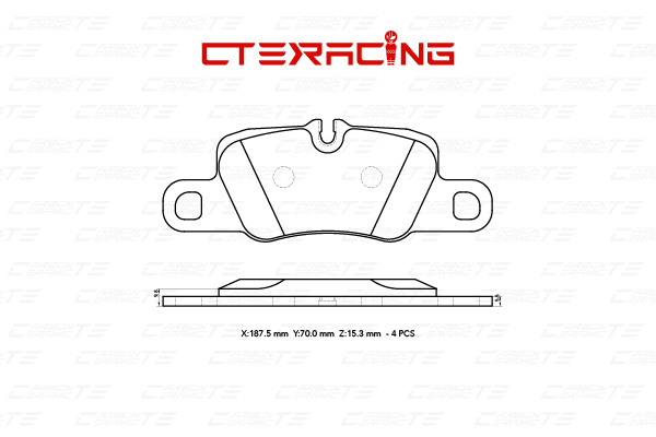 Brake Pad/PORSCHE/911 (991)