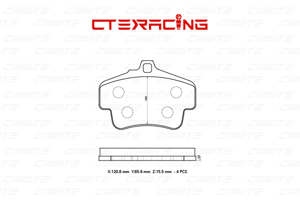 Brake Pad/PORSCHE/718 BOXSTER (982)/718 CAYMAN (982)/911 (996)/911 (997)/BOXSTER (986)/BOXSTER (987)/BOXSTER Spyder (987)/CAYMAN (981)/CAYMAN (987)